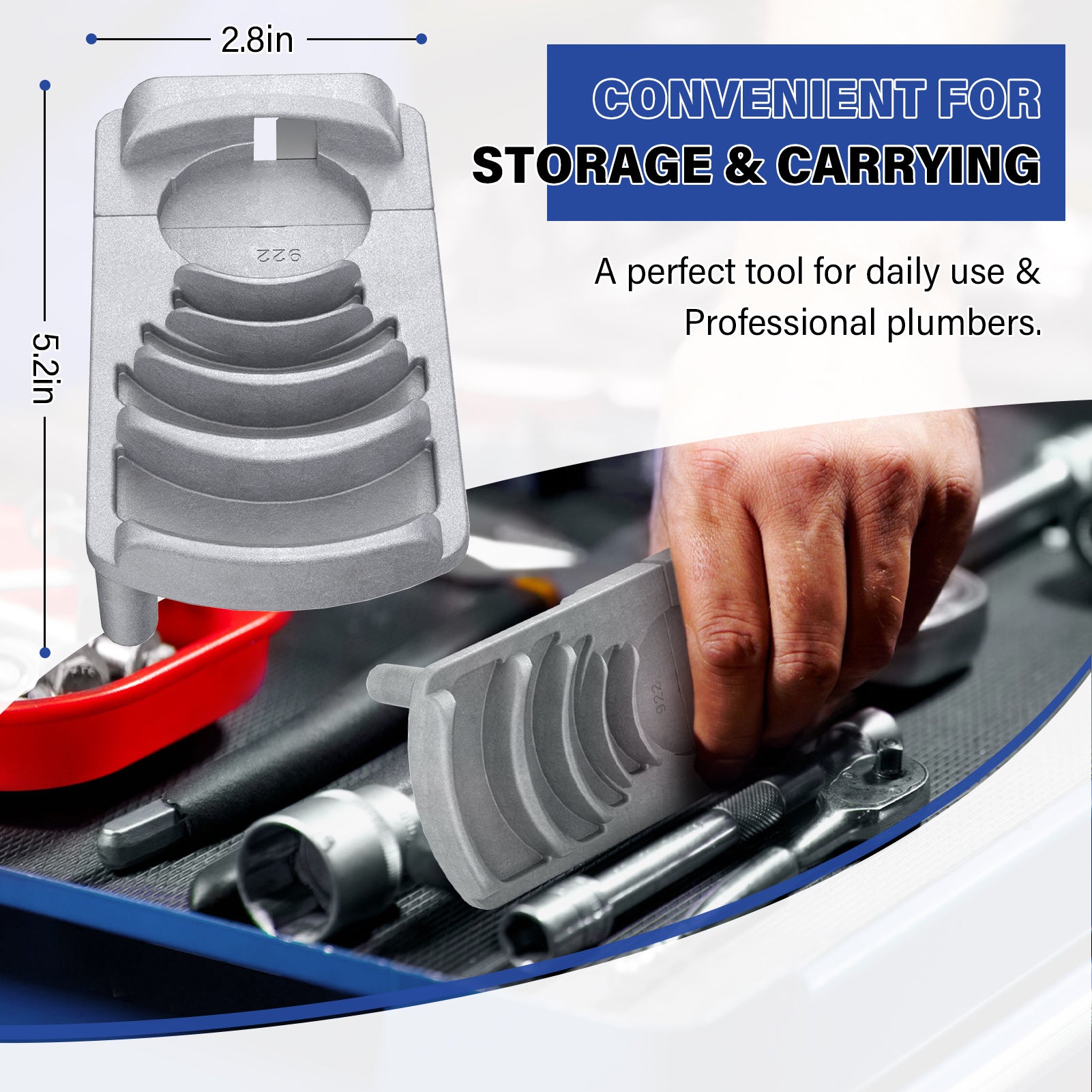 Deburring Tool for Plastic Pipe, Professional PVC Pipe Reamer Deburrs Six Pipe Sizes: 1 1/4-Inch - 4-Inch, Effective Pipe Reamer Deburring Tool for PVC Pipe Reamer w/Sharp Blade, PVC Chamfer Tool