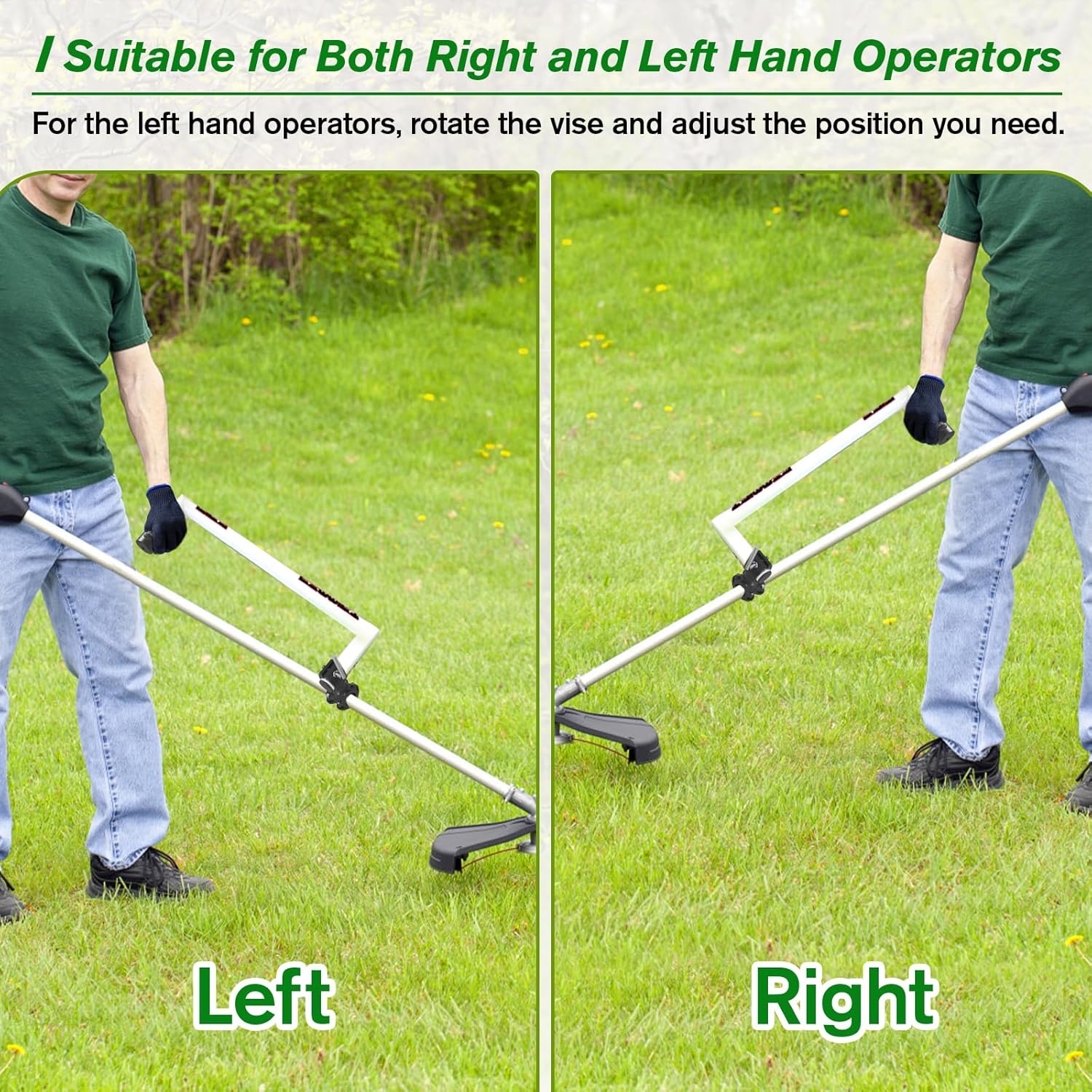 Weedeater Handle, WeedEater Handle Extension for Trimming,String Trimmer Handle, Lawn Trimmer Handle Grip, Ergonomic Trimmer Handle Grip, Lawn Care and Landscaping